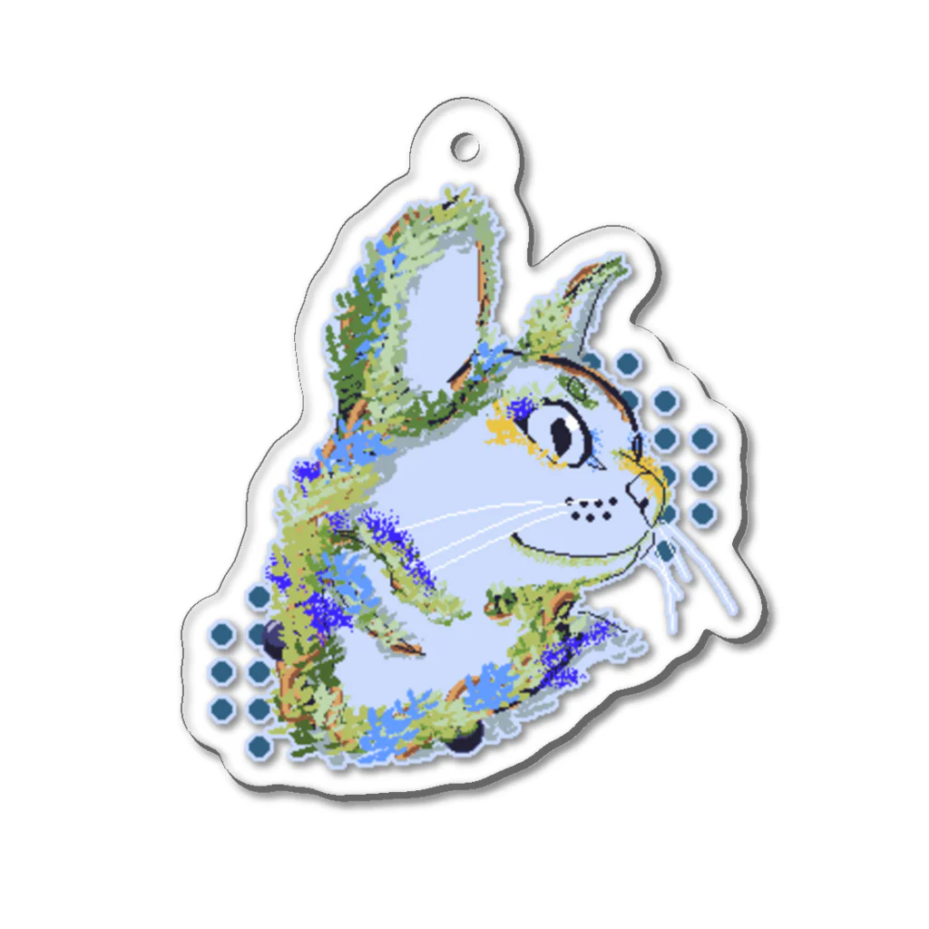 asagaoのPlantanimal Cat Acrylic Key Chain