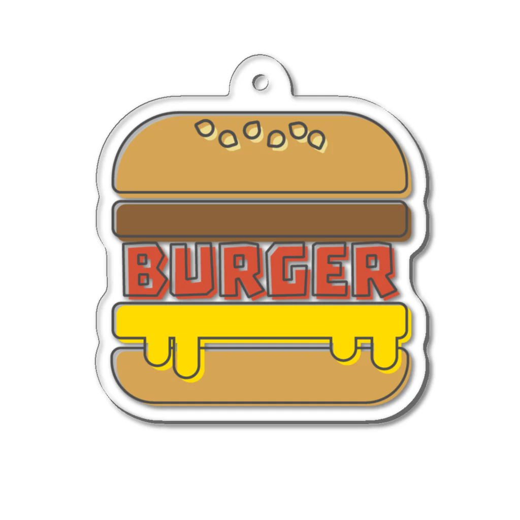 YOHEMAL.pdfのBURGER アクリルキーホルダー