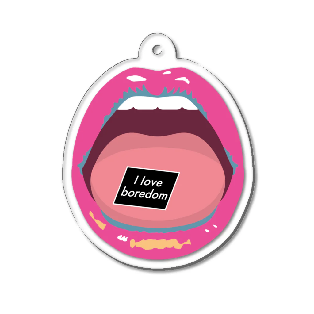 ゴトーアヒルのmouth & paper 退屈が大好きver. Acrylic Key Chain