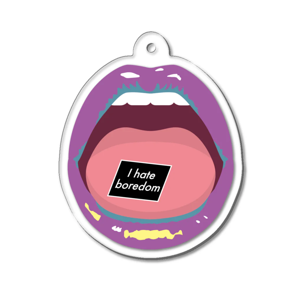 ゴトーアヒルのmouth & paper 退屈が大嫌いver. Acrylic Key Chain