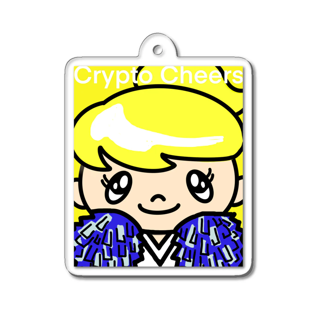 Link Creation online SHOPのCrypto Cheers2 Acrylic Key Chain