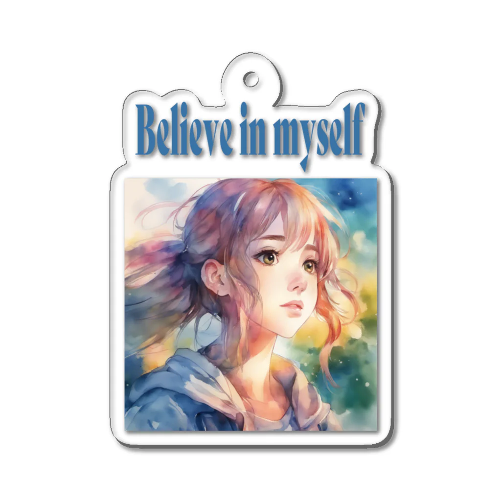 JUNのBelieve in yourself アクリルキーホルダー