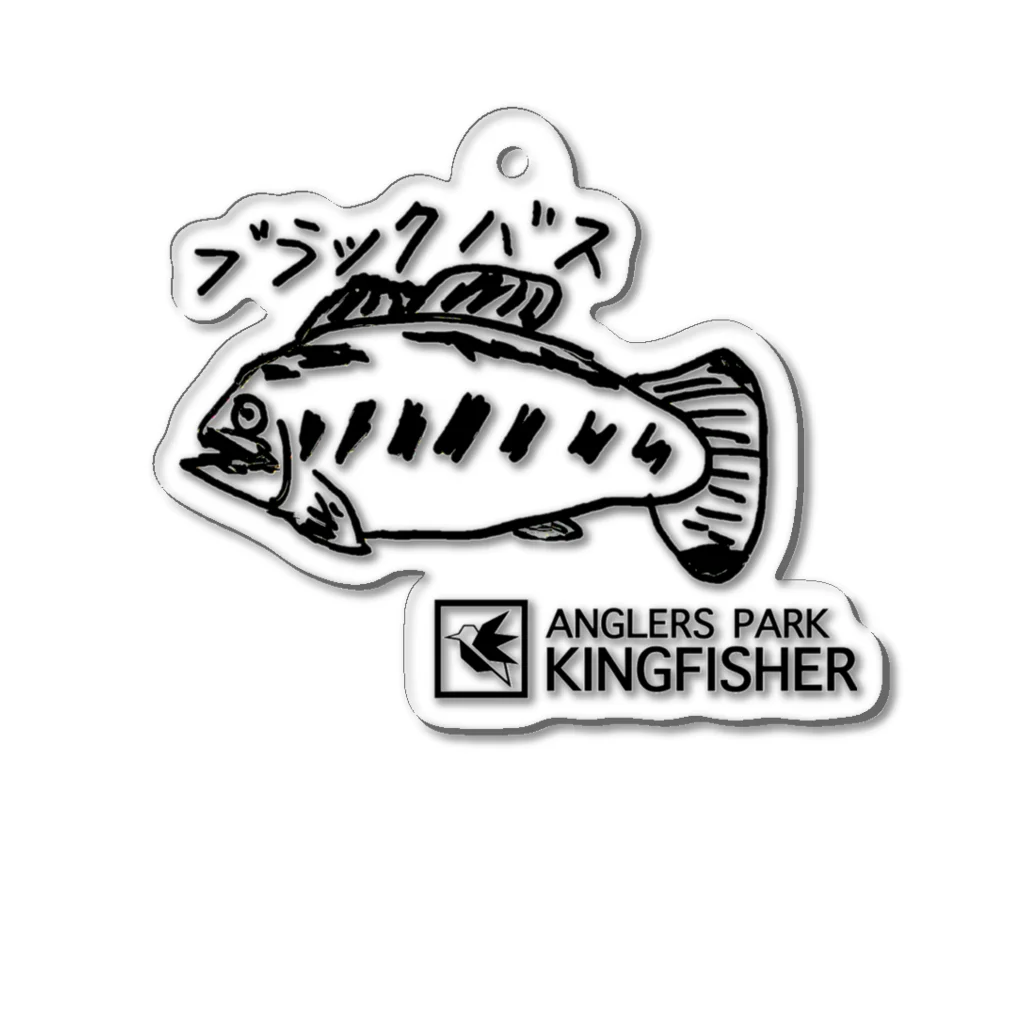 anglerspark_kingfisherのKoki OKAGAWA -Black BASS- アクリルキーホルダー