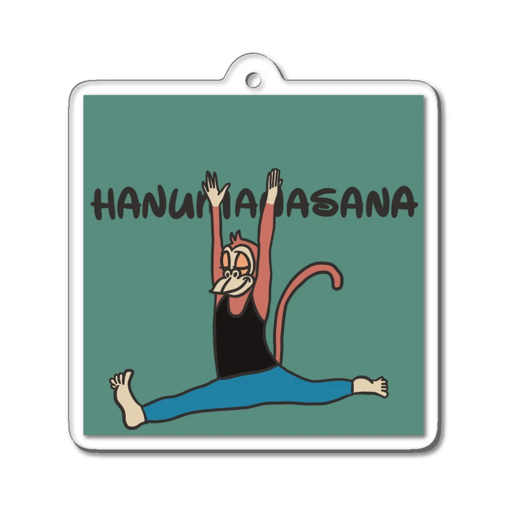 kuuleiのYOGA × Animal （Hanumanasana） Acrylic Key Chain