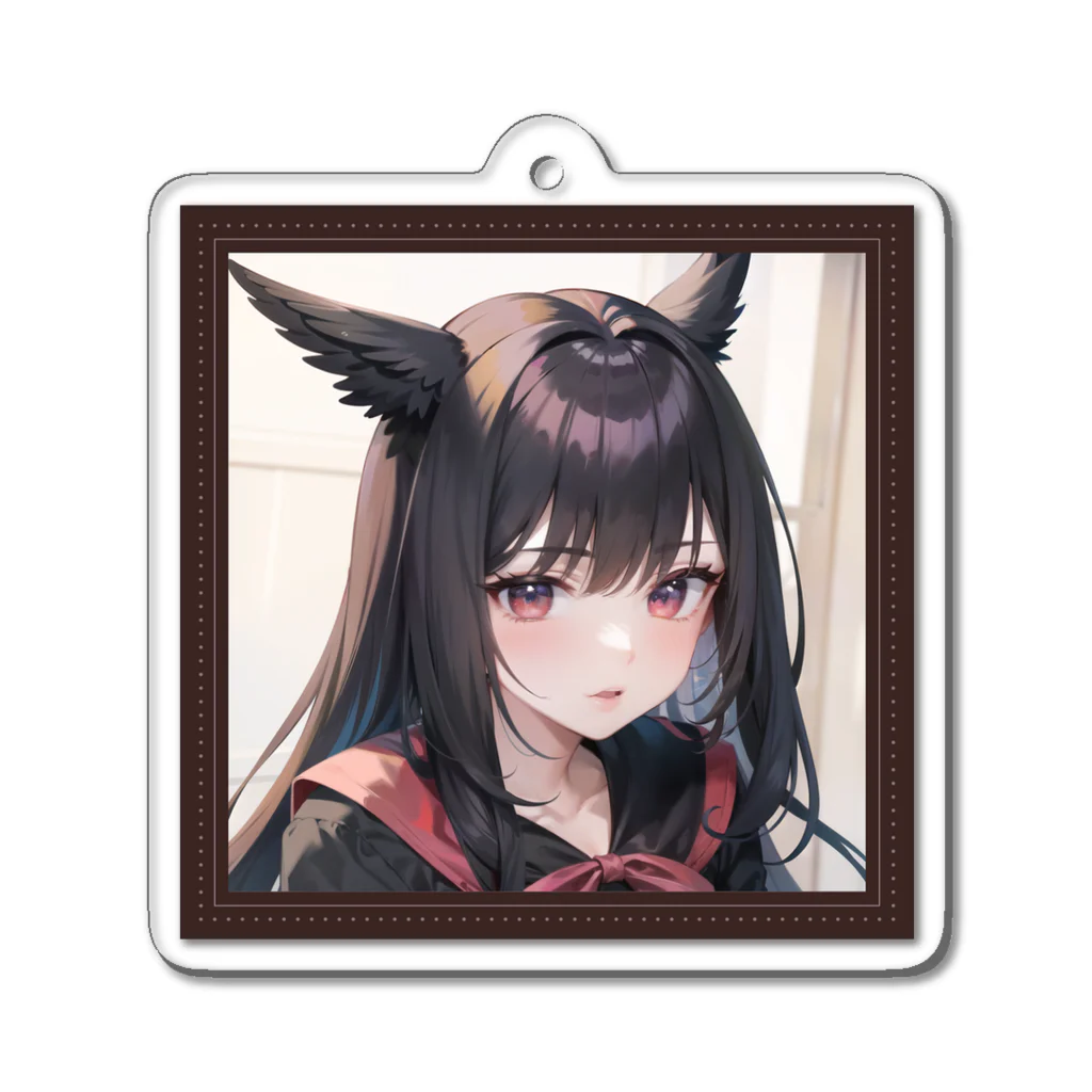 ソノタショップの美少女ねこ Acrylic Key Chain