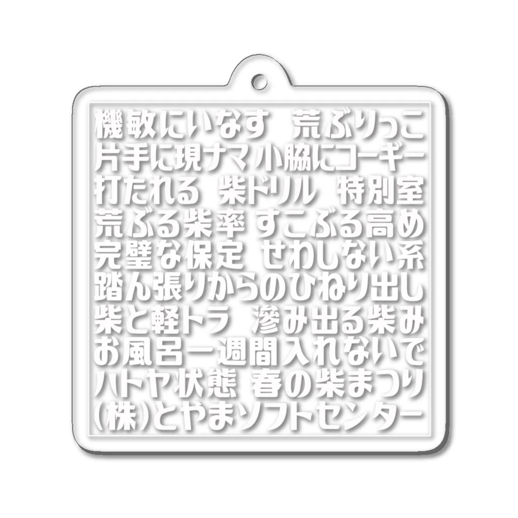 とやまソフトセンターのドタバタ劇語録 Acrylic Key Chain