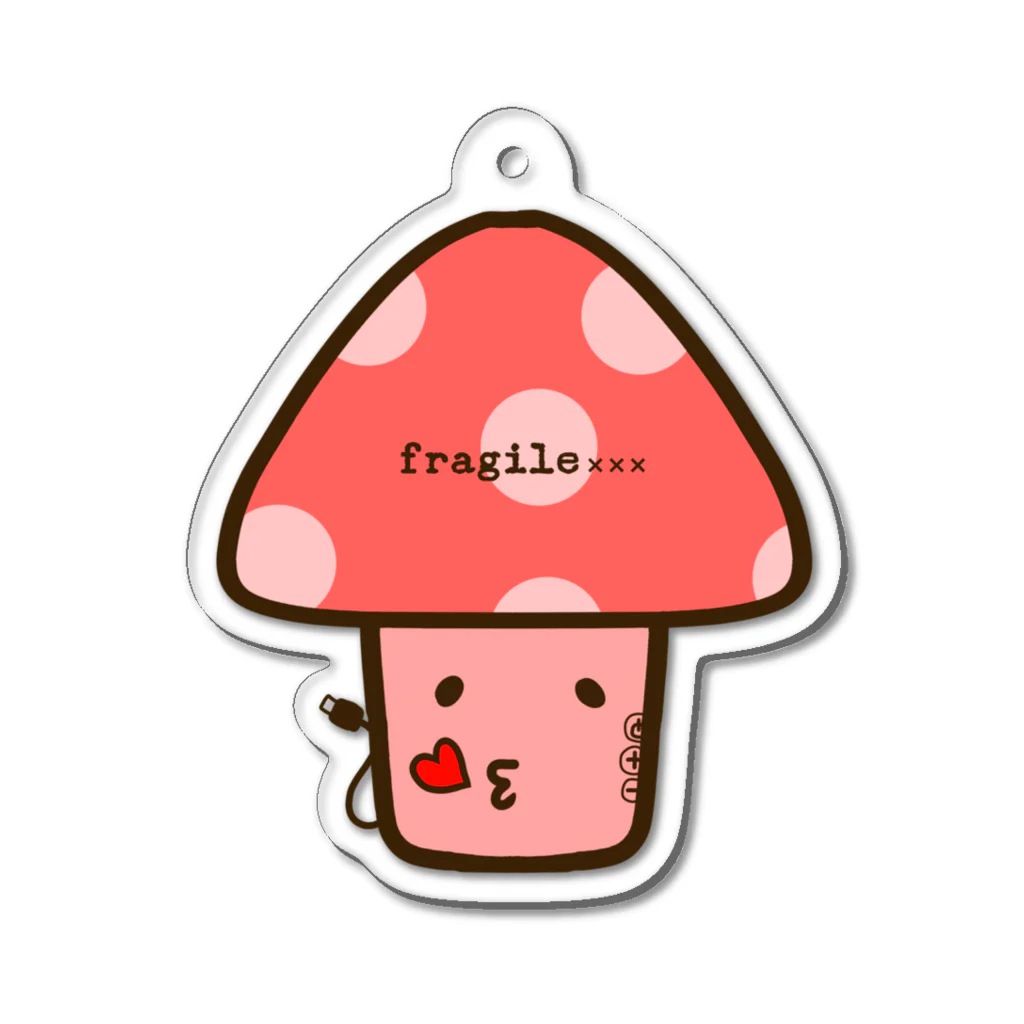 fragile×××のartisan mushroom Acrylic Key Chain