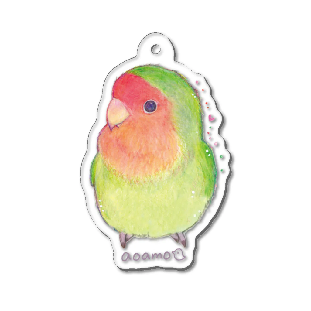 aoamo shopのコザクラインコノーマル Acrylic Key Chain