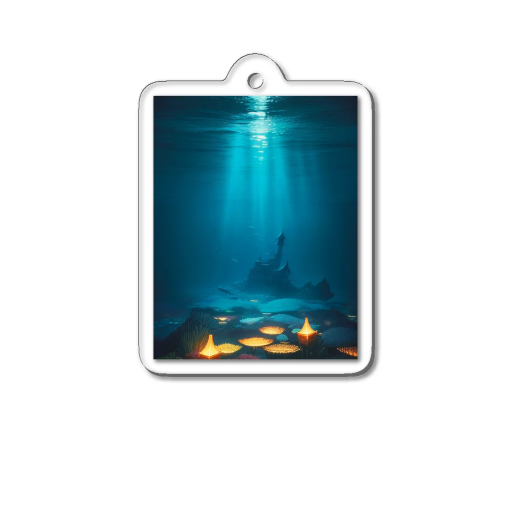 卯月なのかのUndersea Voyage 〜神秘的な海底の旅〜　No.3　「深眠」 Acrylic Key Chain