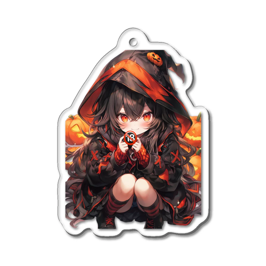 えあみ🔞の🔞ちゃんのハロウィン Acrylic Key Chain