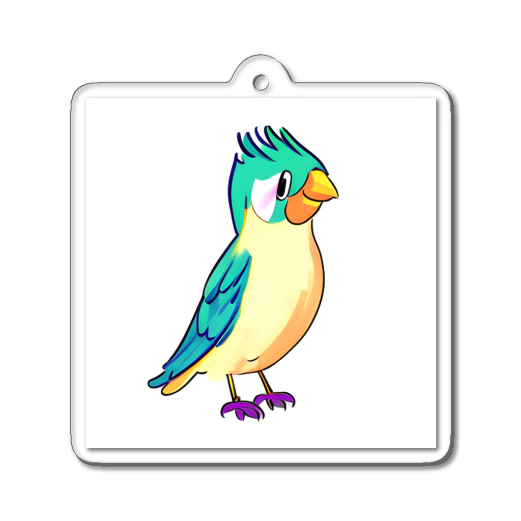 Kuronicoのbird Acrylic Key Chain