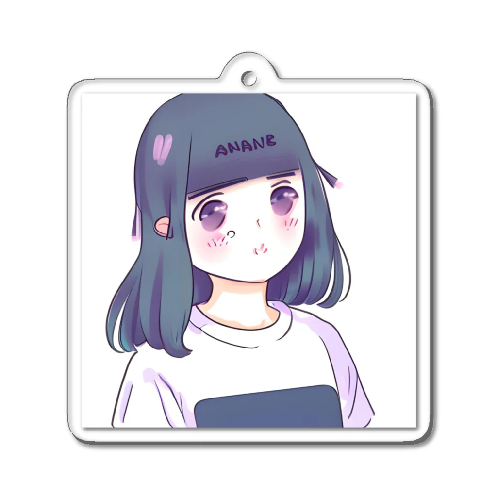 welcome_taroのかわいい女の子 Acrylic Key Chain