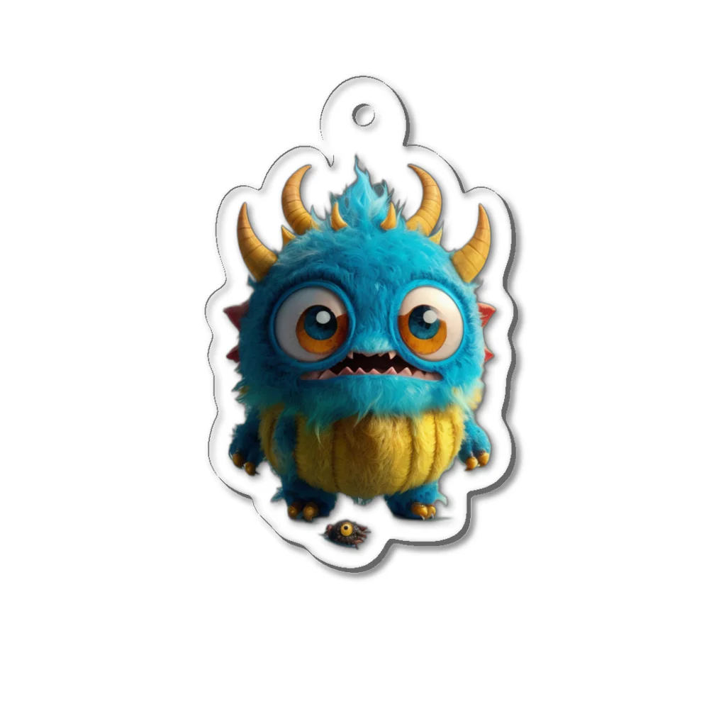 tkpsdesignのcute monster c Acrylic Key Chain