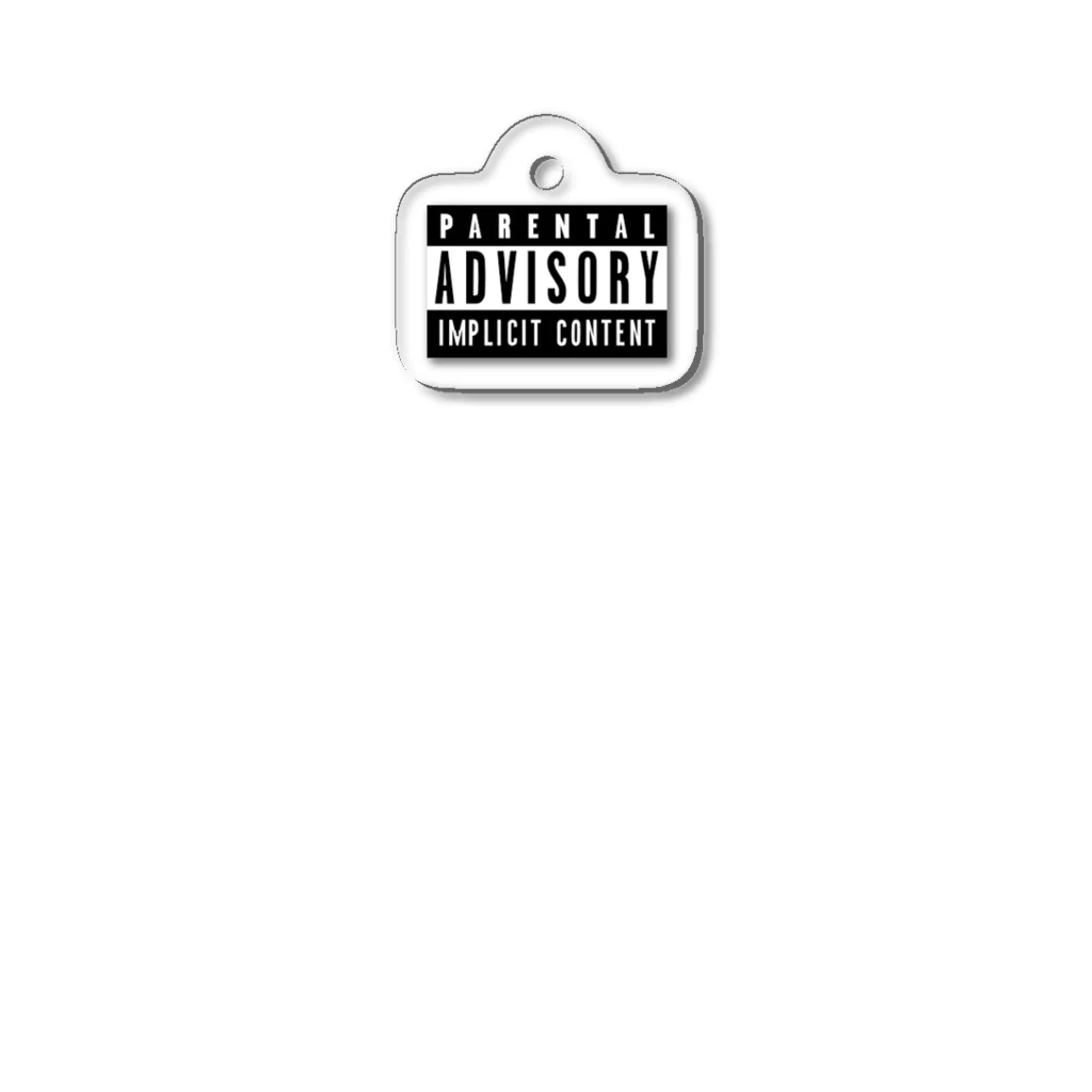 doctrineのPARENTAL ADVISORY-IMPLICIT CONTENT- Acrylic Key Chain