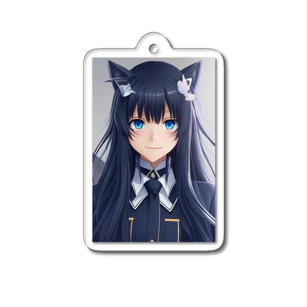 YuzuKiのはにかみ  Acrylic Key Chain