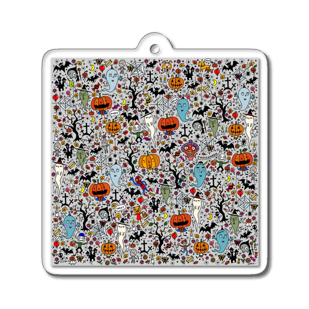 Y&S designのHappy Halloween! Acrylic Key Chain