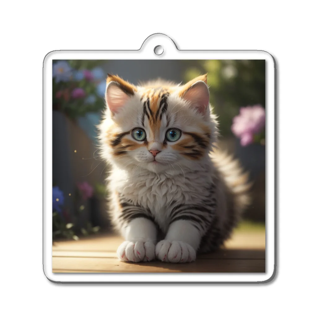 moonshine_fukurouの愛くるしい猫目線 Acrylic Key Chain