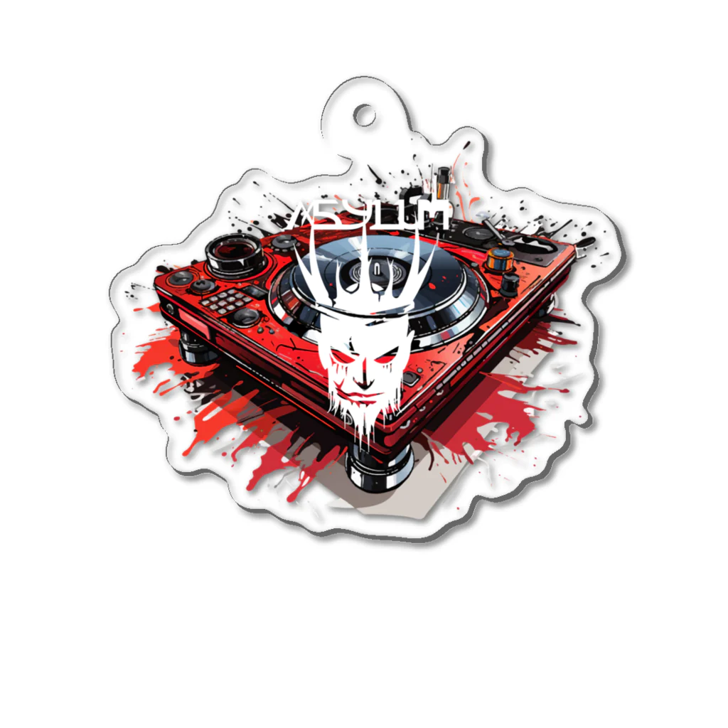 ASYLUMのASYLUMターンテーブル Acrylic Key Chain