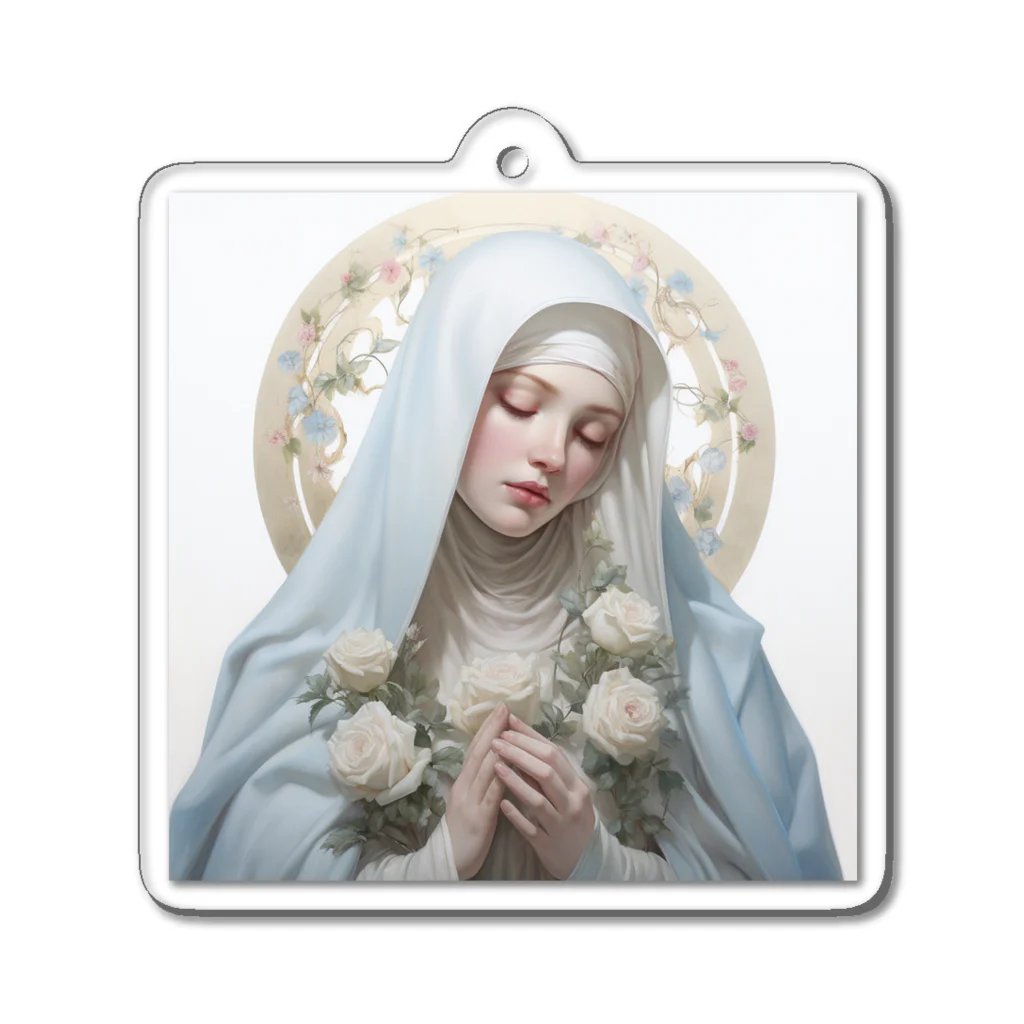 癒しのお部屋の聖母マリア Acrylic Key Chain