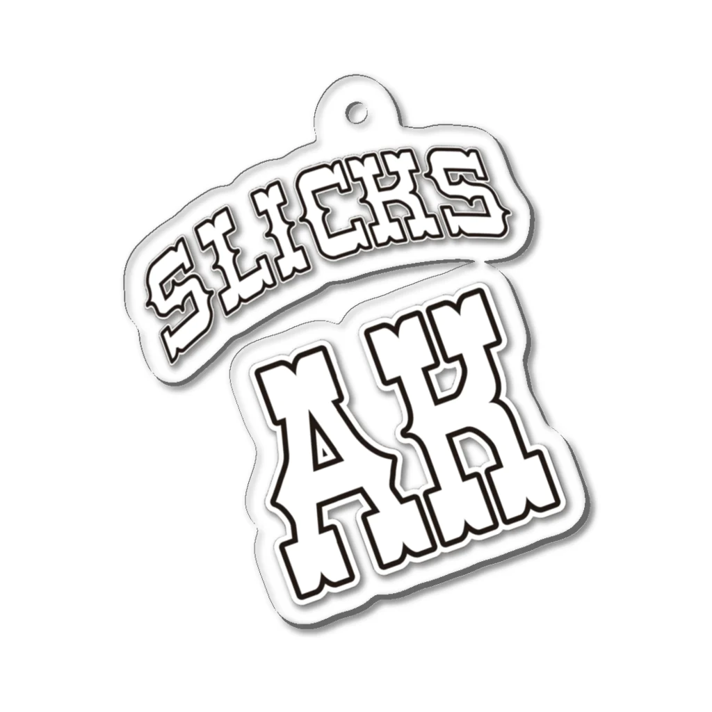 ☆KEI★ KJ a.k.a MASTERのポーカープレーヤー御用達SLICKS AK！ Acrylic Key Chain