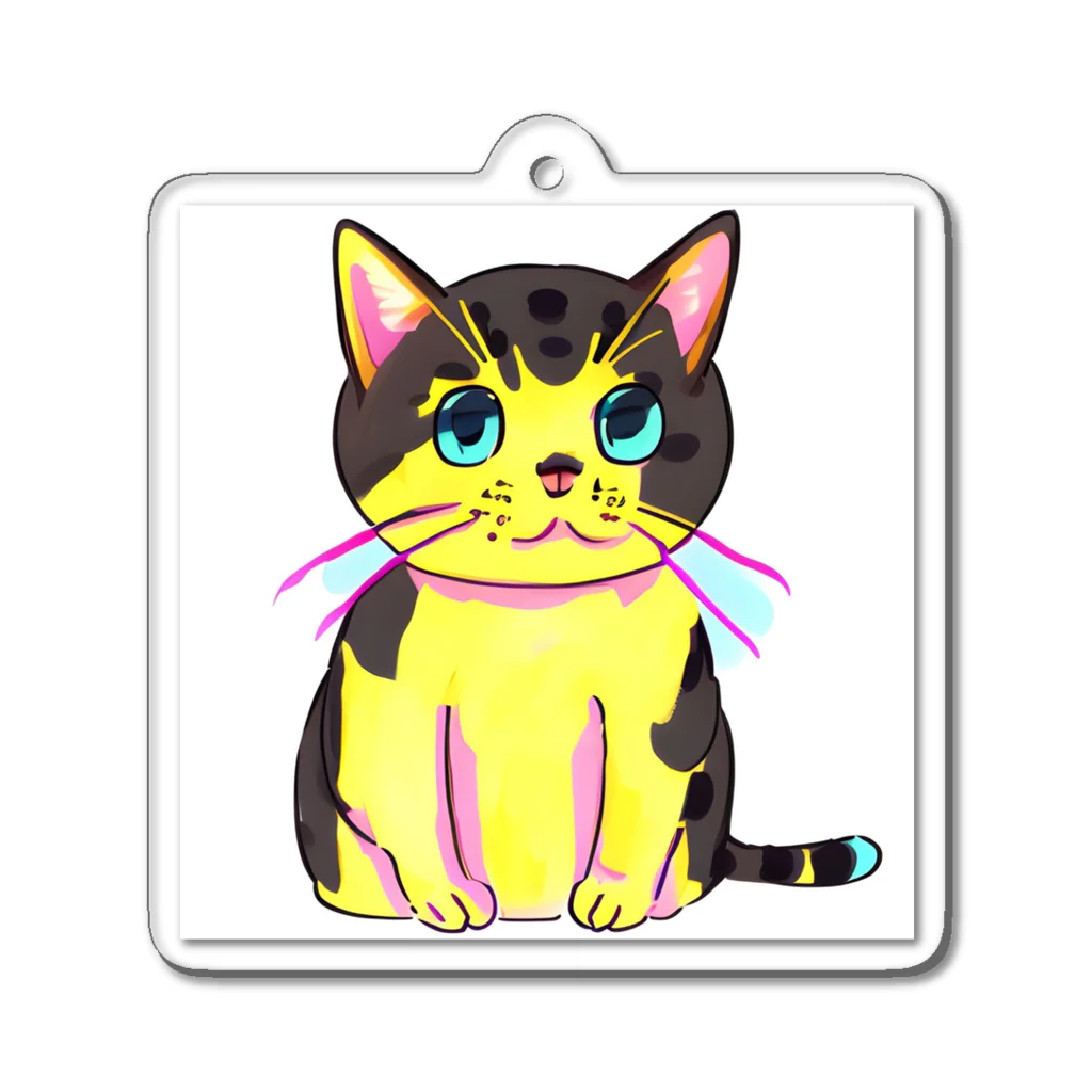 ✨そうのオリジナルグッズ✨の可愛らしい猫のイラストグッズ😸 Acrylic Key Chain