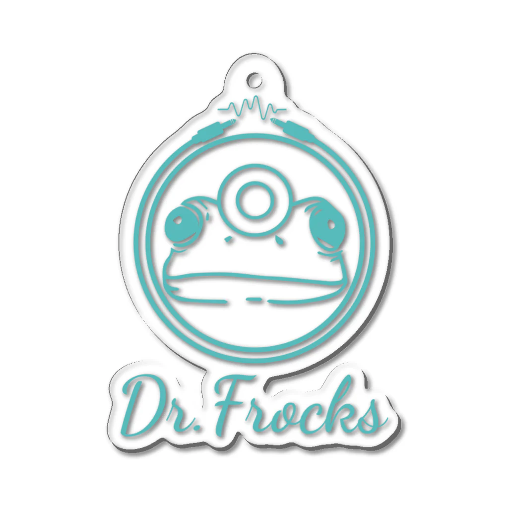 Dr. Frocksのグッズ屋さん𓆏͙のDr.Frocks アクリルキーホルダー (ハンサムターコイズ！！) アクリルキーホルダー