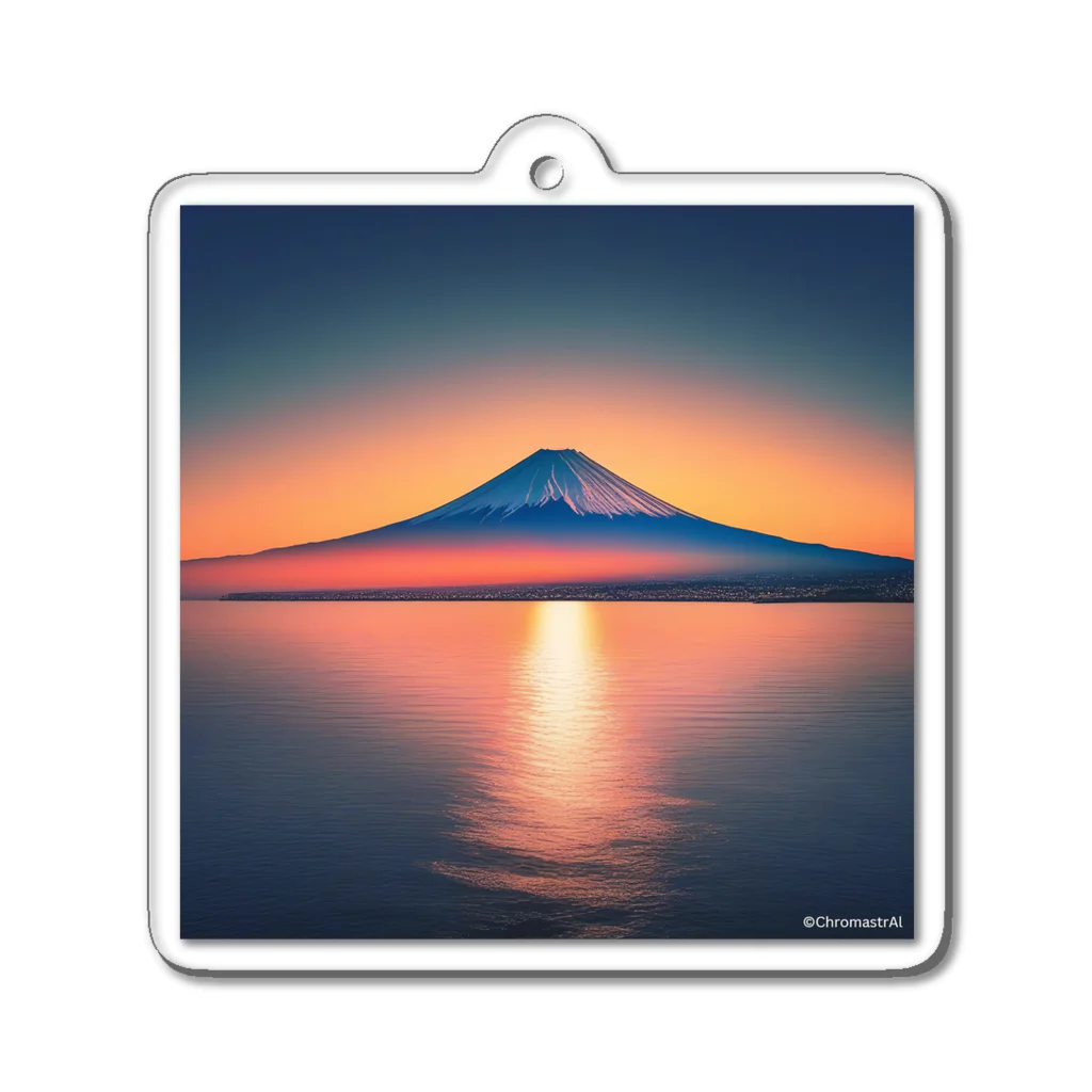 ChromastrAlの海辺の光景 Acrylic Key Chain