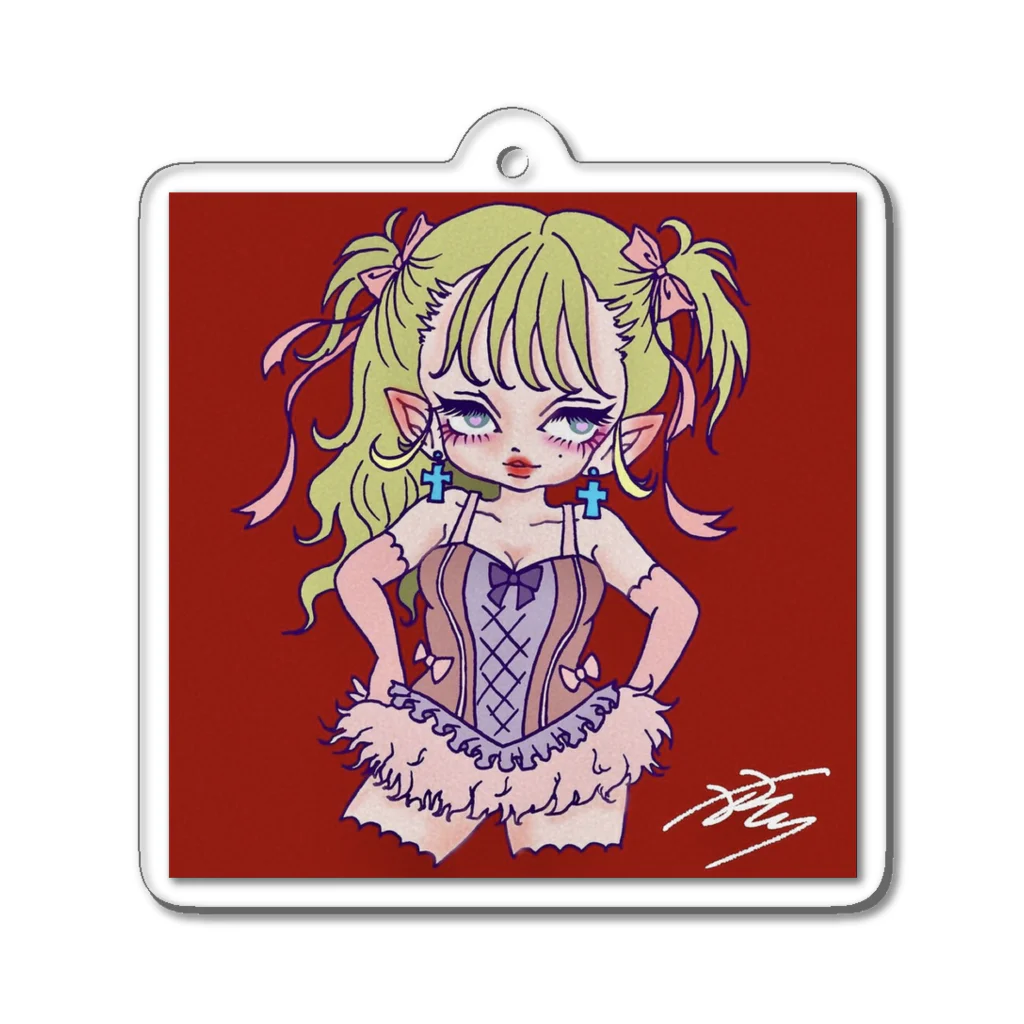 SASALILI 刺燐々のバーレスク Acrylic Key Chain