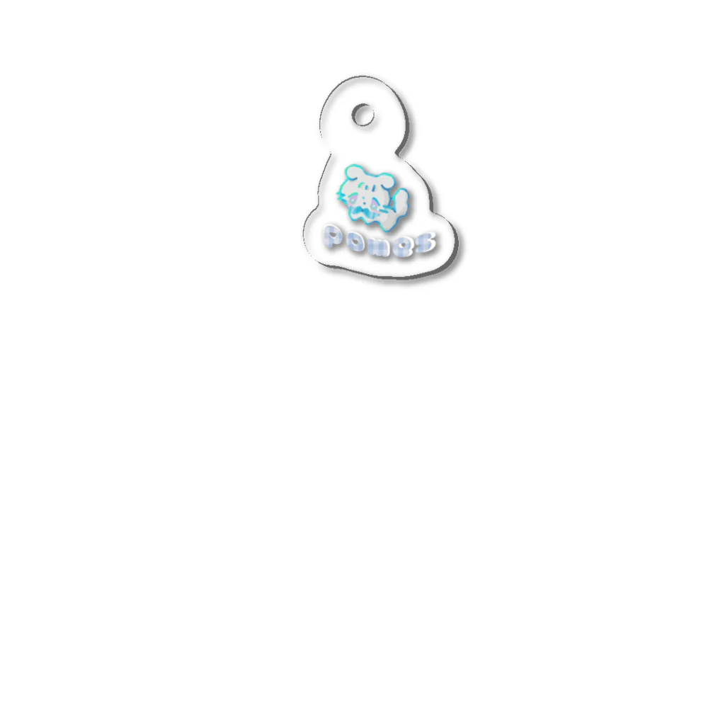 なんかちいさくてよわいいきもの。のぽめス 名前入り Acrylic Key Chain