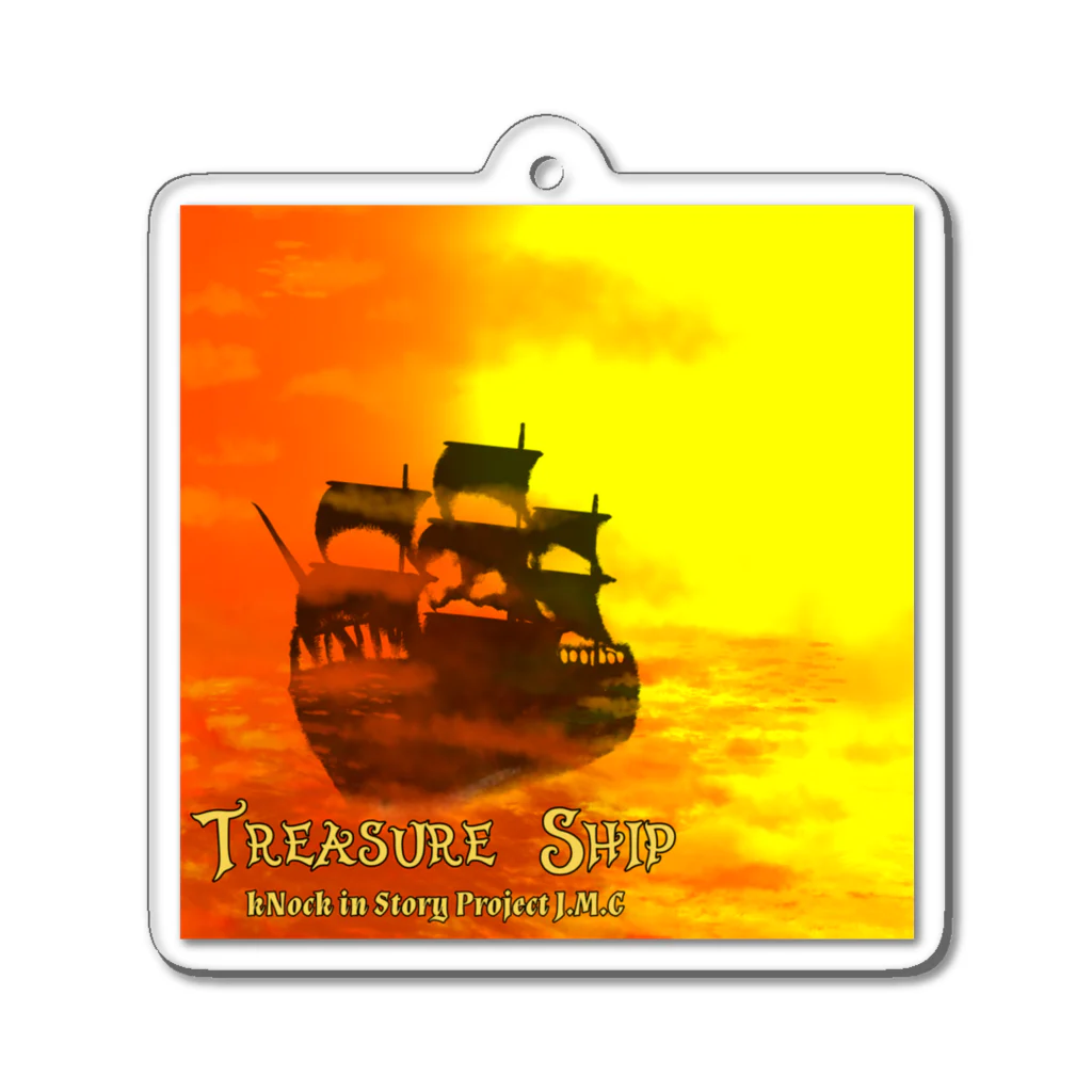 🌕朧月夜と紅茶時間☕️🫖のTREASURE SHIP‘ アクリルキーホルダー