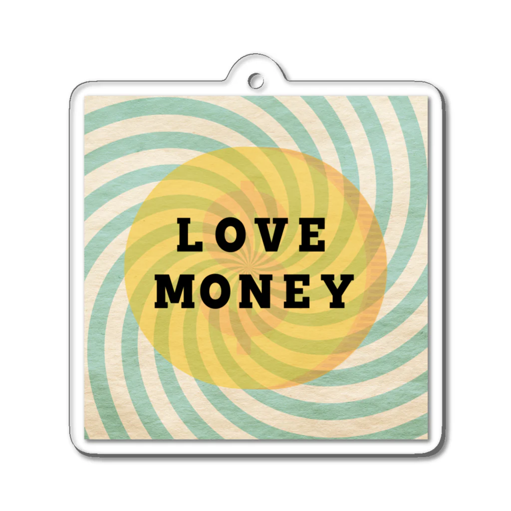 ＴＡＫＡＹＯＫＡＴＴＡのLOVE  MONEY Acrylic Key Chain