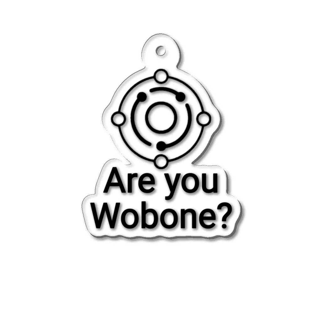 【Search for Wobone】WoboneのAre you Wobone?【Search for Wobone】 Acrylic Key Chain