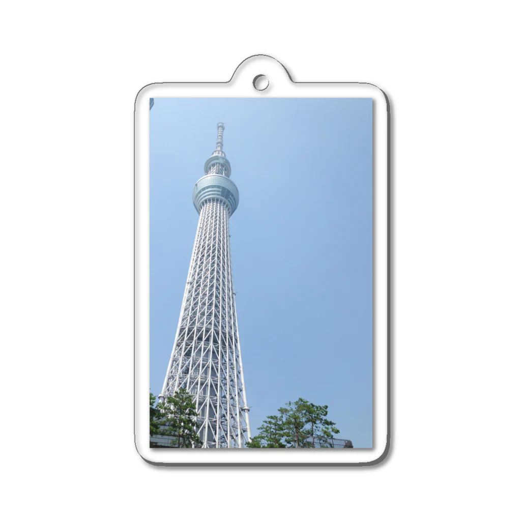 kyurakkoのTOKYO SKYTREE アクリルキーホルダー