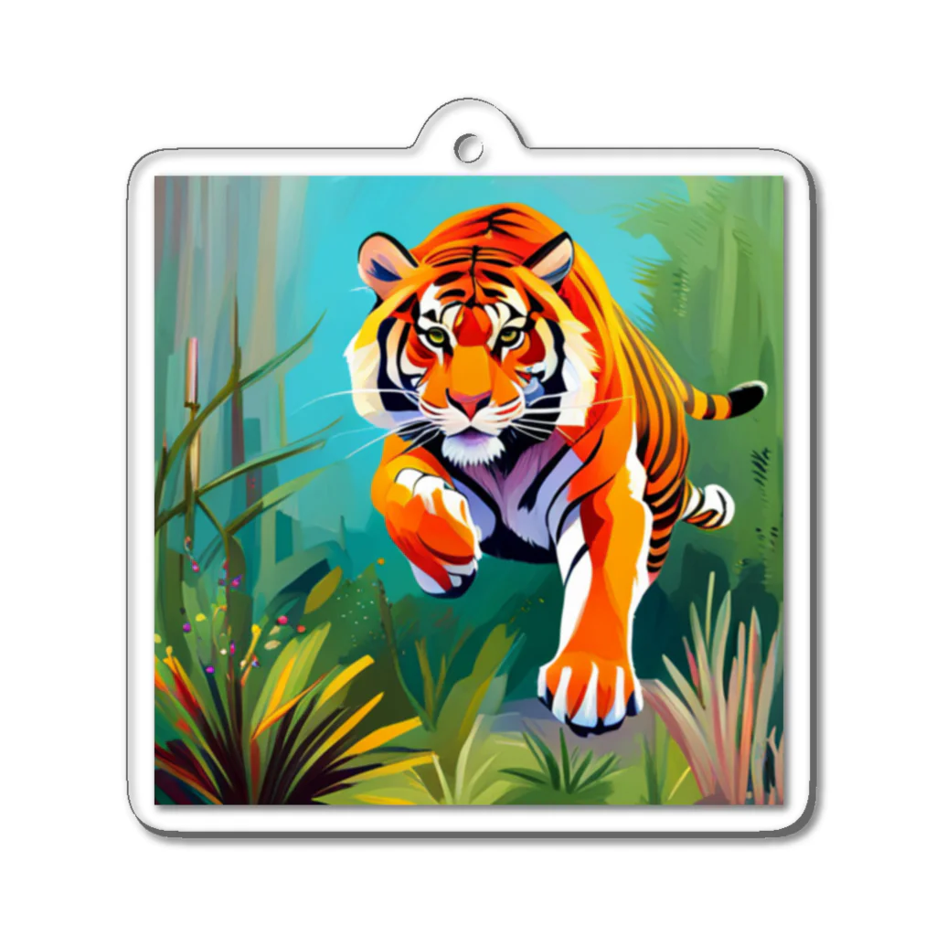 Taiwan_CreatorのTiger Acrylic Key Chain