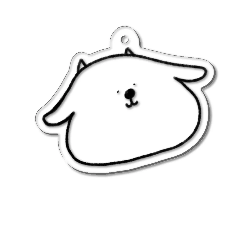 まろおおのくろさんちゃん Acrylic Key Chain