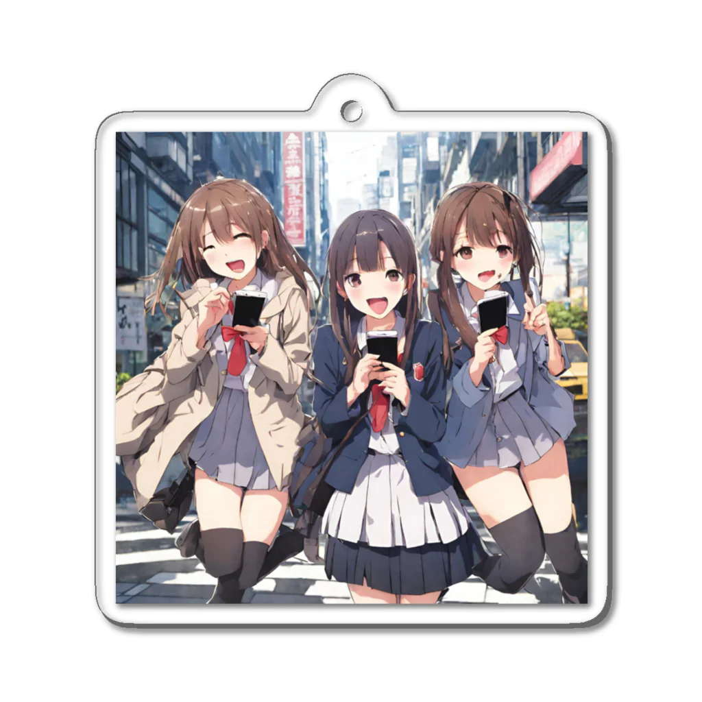 ace366の女子高生人気グッズ Acrylic Key Chain