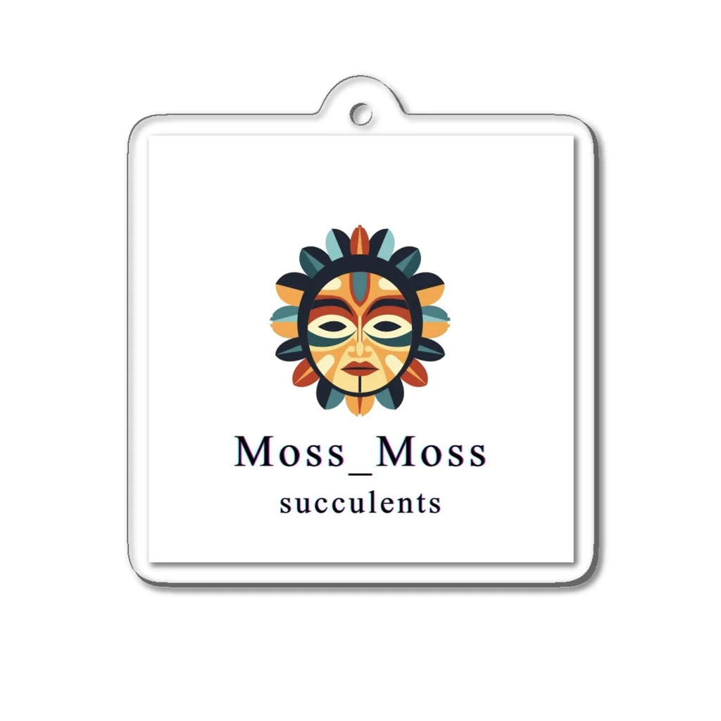 Moss_Moss succulentsのMoss Moss Acrylic Key Chain