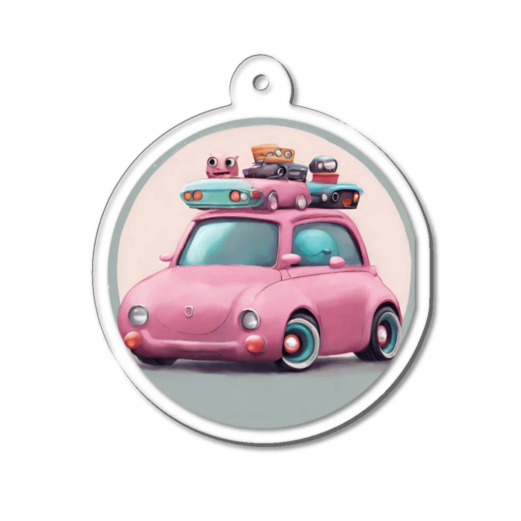 UMESANのキュートな車💘 Acrylic Key Chain