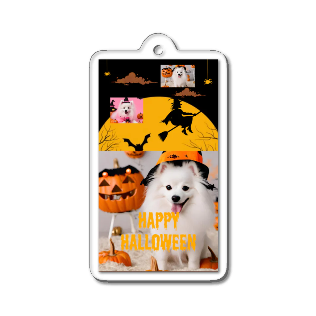 MIPA♥のハロウィン🎃スピッツ Acrylic Key Chain