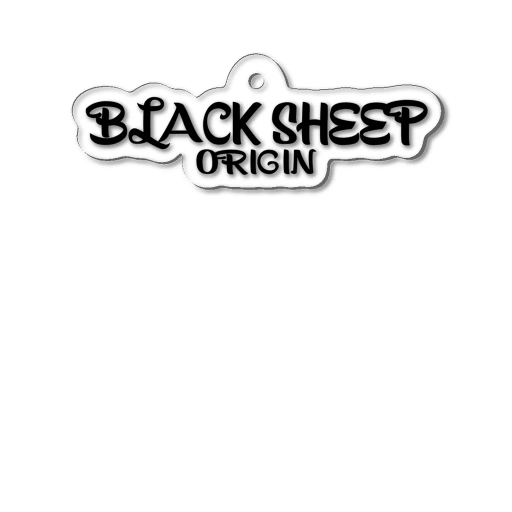 BLACK SHEEP ORIGIN SUZURI SHOPのBLACK SHEEP ORIGIN Acrylic Key Chain