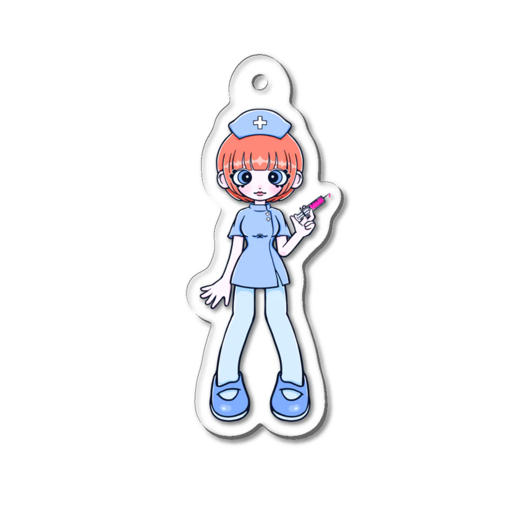 とりちのナースのお仕事 Acrylic Key Chain