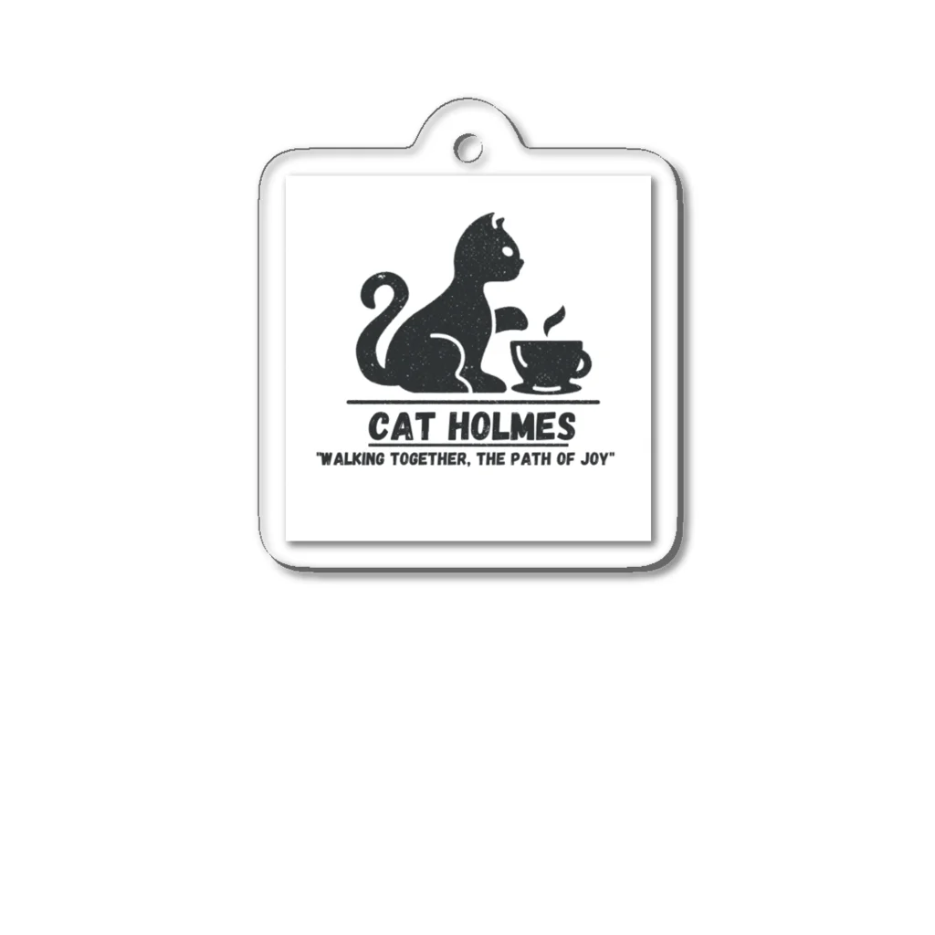  cat Holmesのdaily life at home アクリルキーホルダー