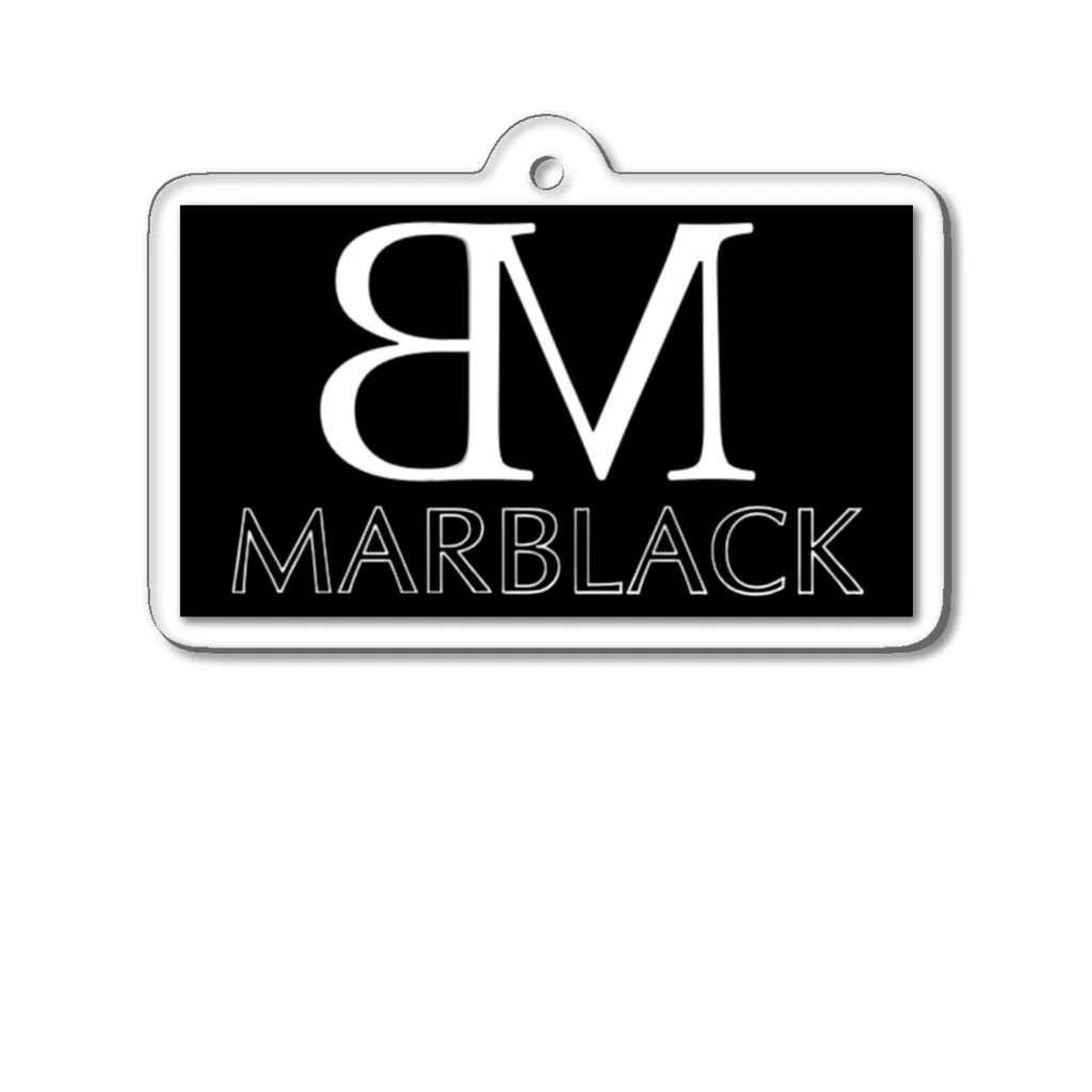 MARBLACK公式オンライングッズのMARBLACKロゴネームキーホルダー Acrylic Key Chain