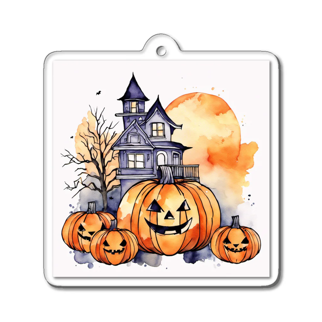 浪漫千代（ロマチョんの店）のHalloween Acrylic Key Chain