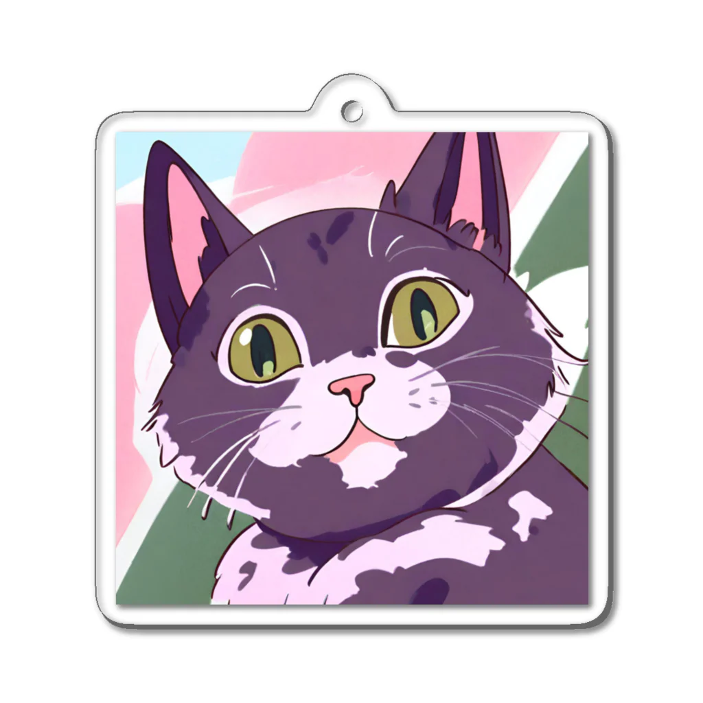 ことこと♂@トレーダーの猫猫 Acrylic Key Chain