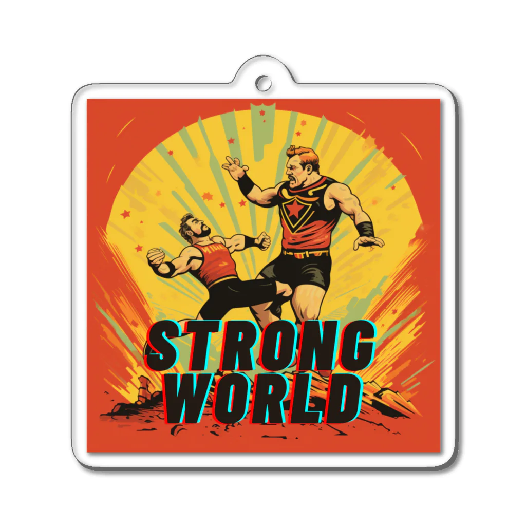 hirokiaaaaaのStrong_World Acrylic Key Chain