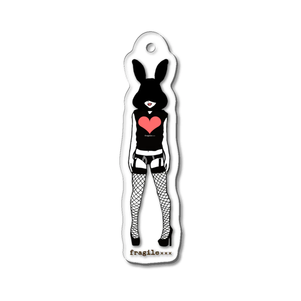 fragile×××のsexy rabbit アクリルキーホルダー