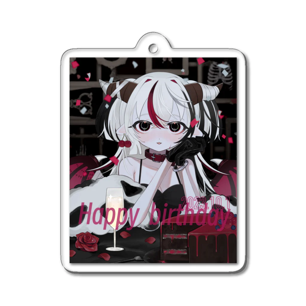 愛Chill イヴ🐩🍒のBirthday 愛Chill Acrylic Key Chain