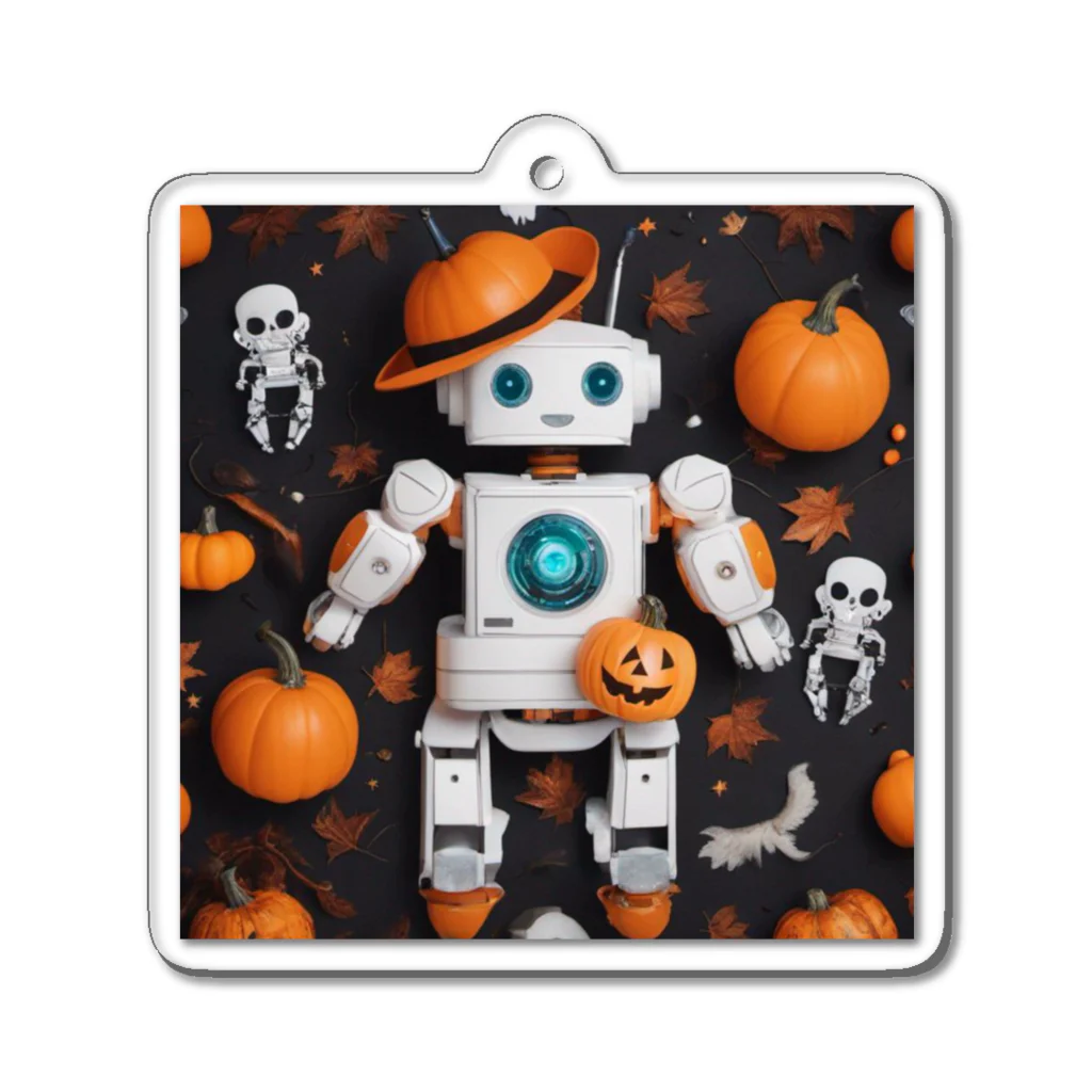 ToToMoの【ハロウィン】ロボット Acrylic Key Chain