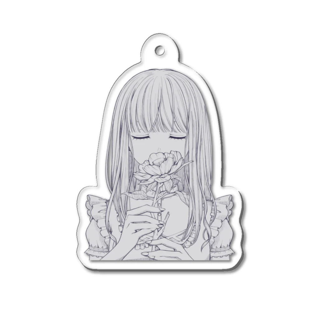 813hachiのつばき Acrylic Key Chain